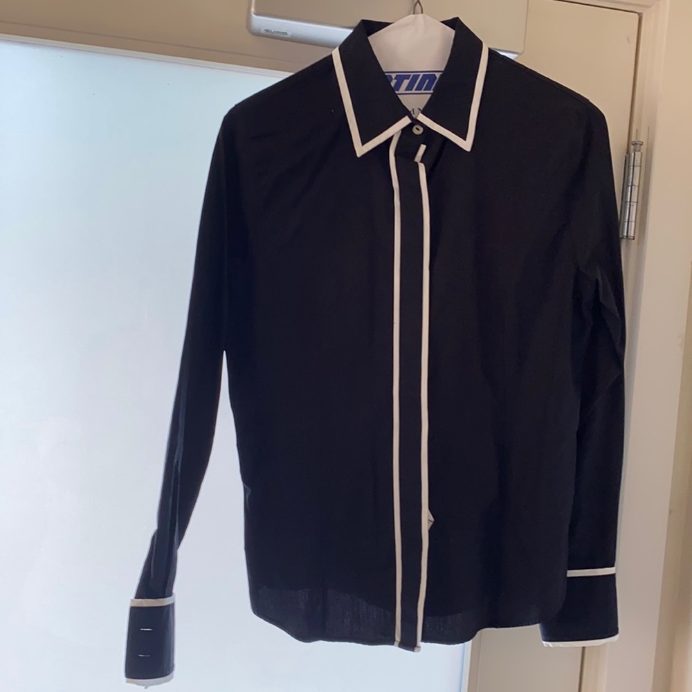 Like New!  Foxcroft Button Down Dress Shirt, Sz 4!